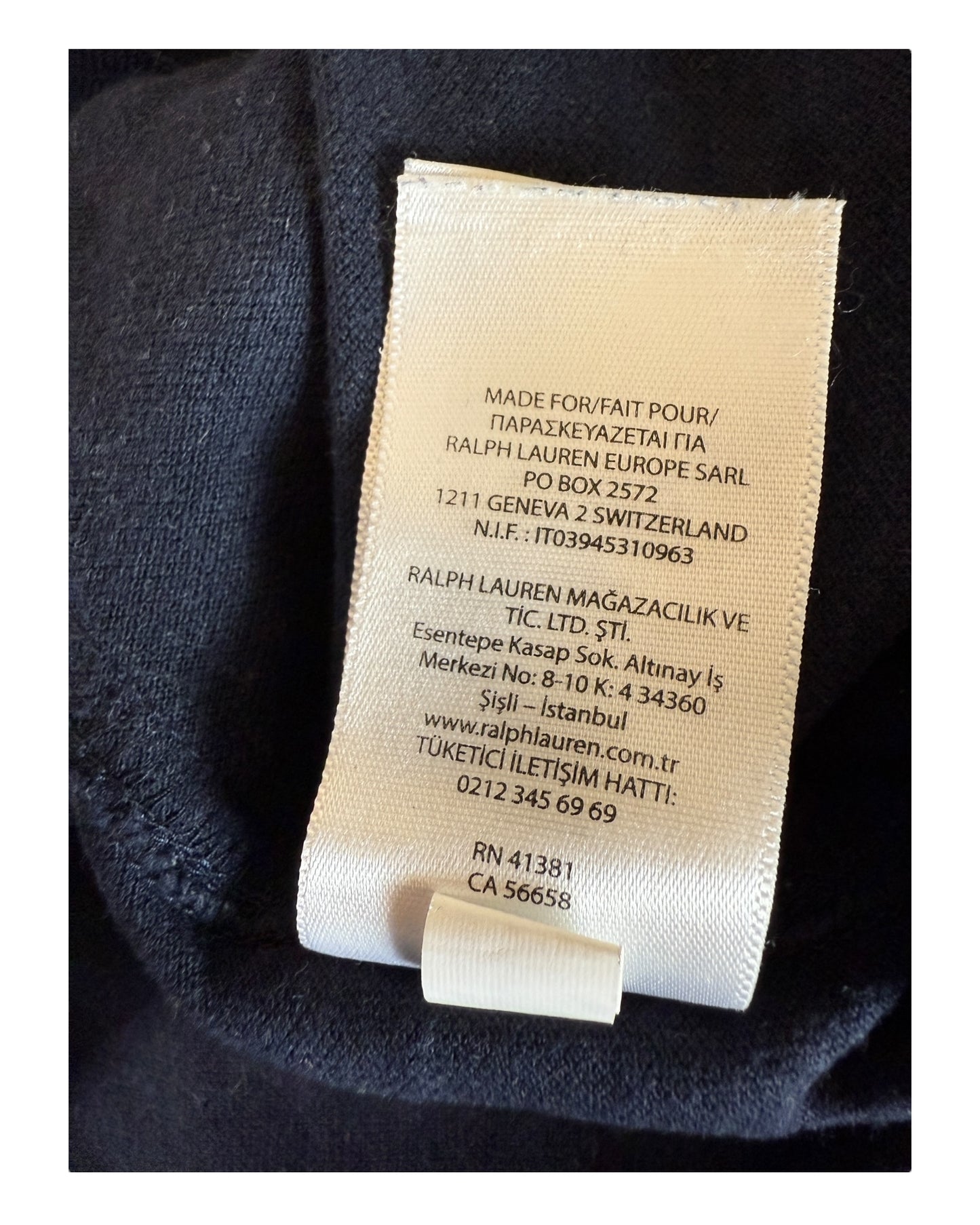 Polo Ralph Lauren Hemd marineblau Größe M