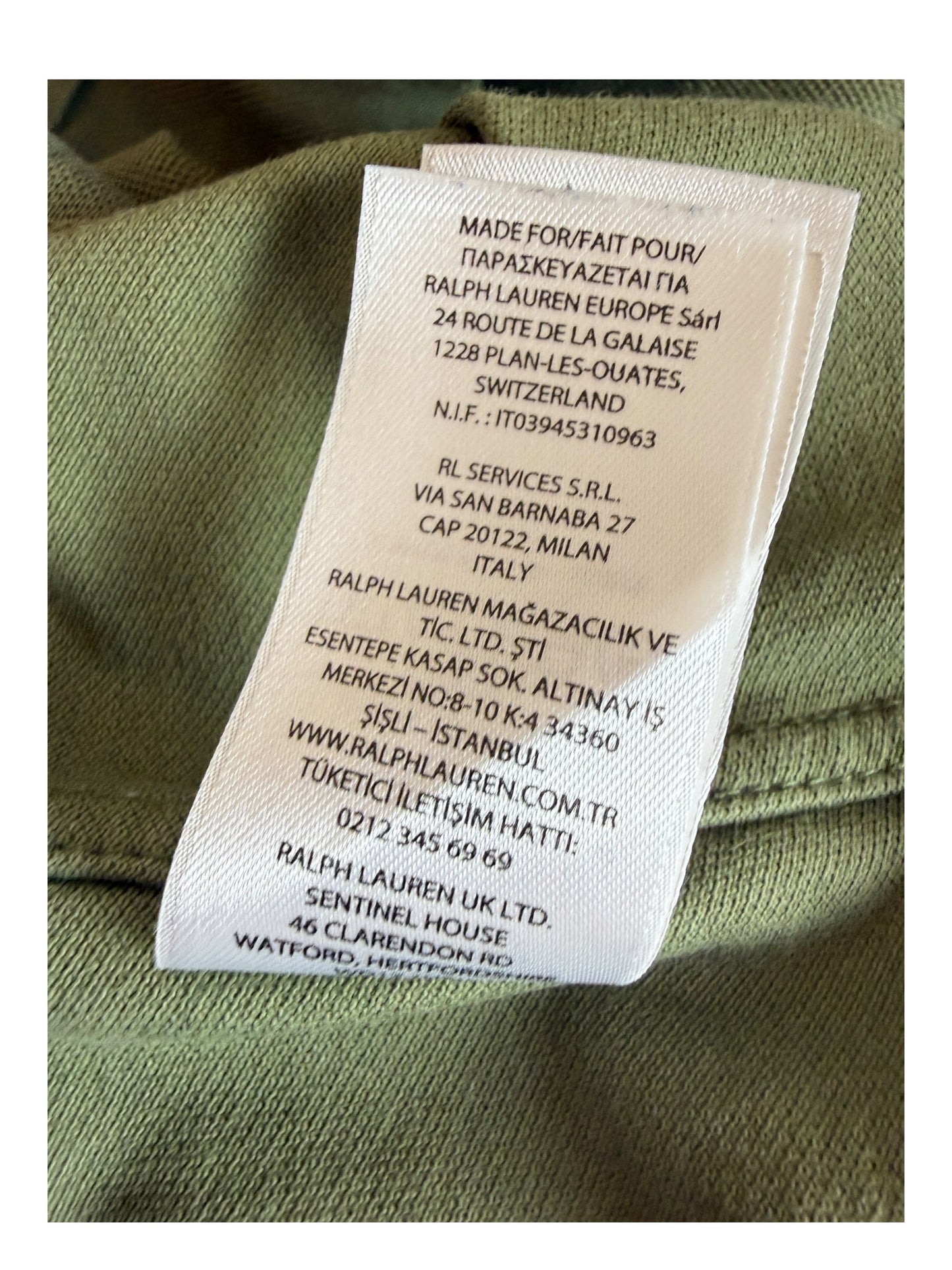 Polo Ralph Lauren Knit Oxfordhemd grün Größe M