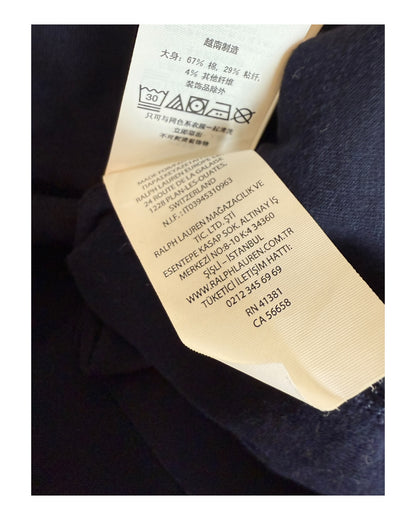 Polo Ralph Lauren Half Zip Pullover marineblau Größe M