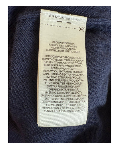 Polo Ralph Lauren Pullover Merinowolle marineblau Größe M