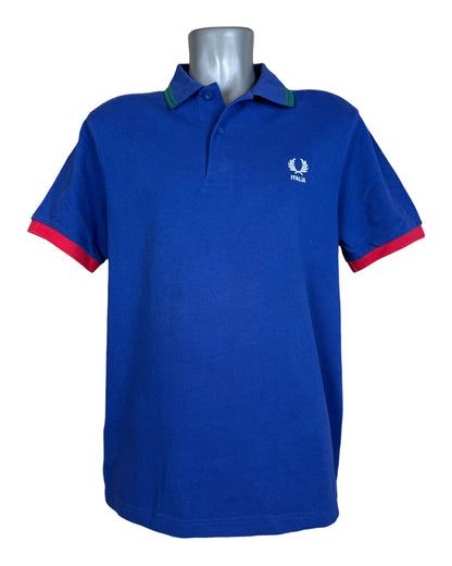 Fred Perry Poloshirt blau Größe M