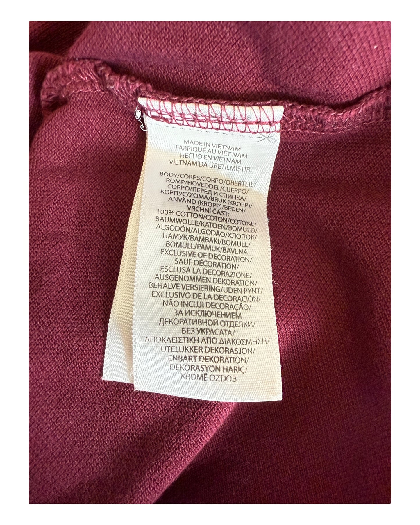 Polo Ralph Lauren Poloshirt bordeauxrot Größe L