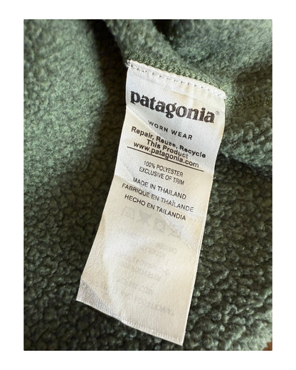 Patagonia Fleece Half Zip Pullover grün Größe L