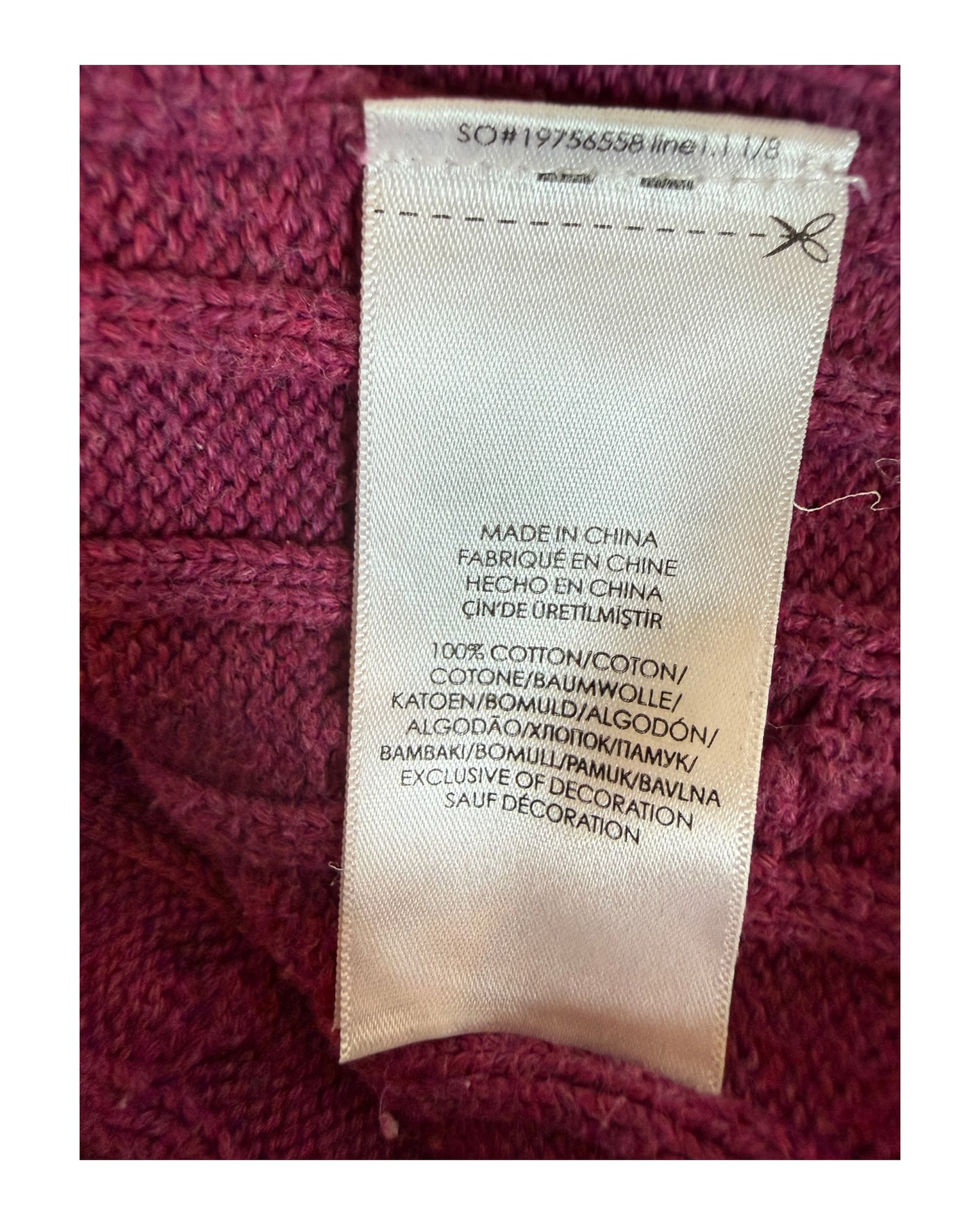 Polo Ralph Lauren Zopfmuster Pullover pink Größe M