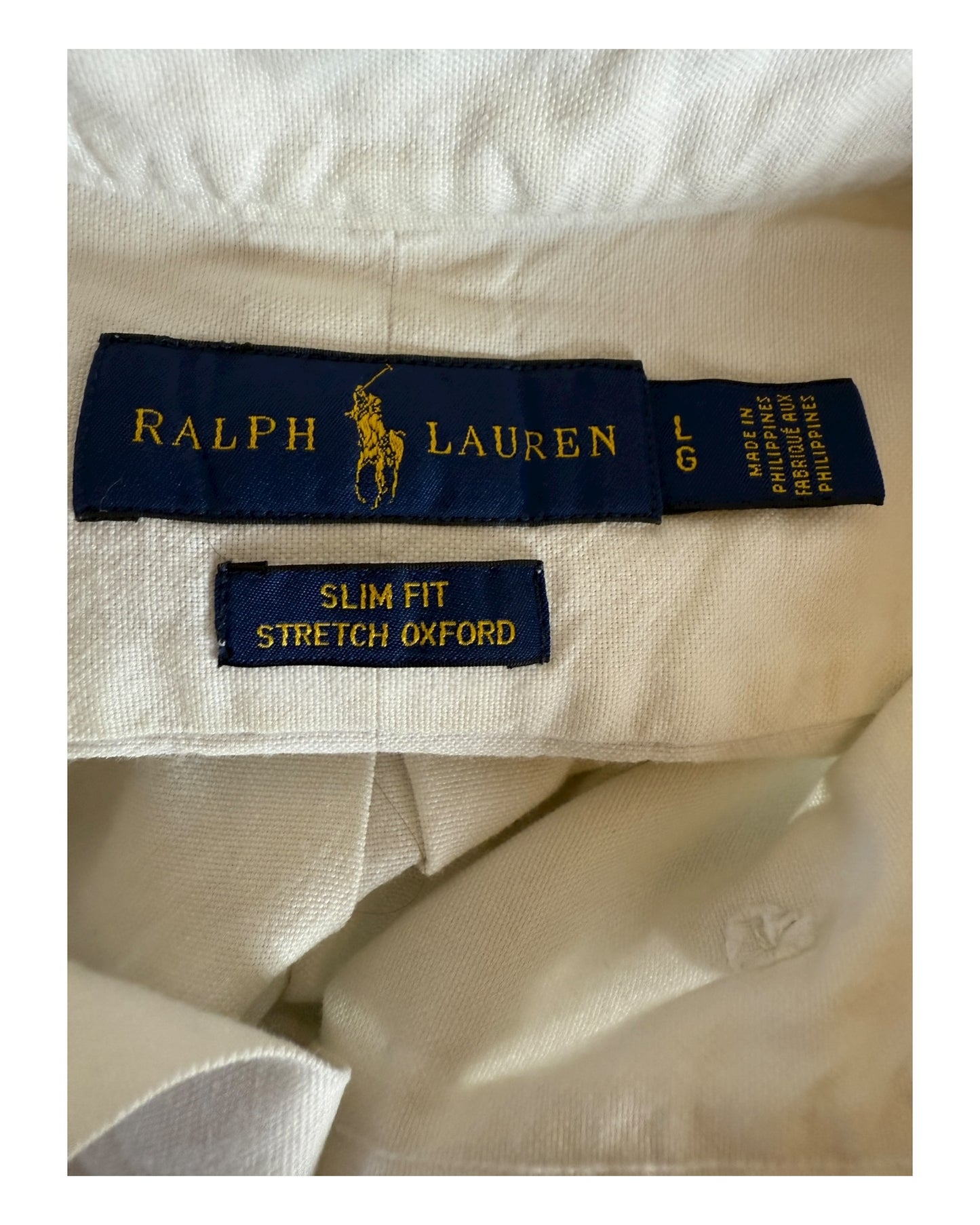 Polo Ralph Lauren Oxfordhemd weiß Größe L