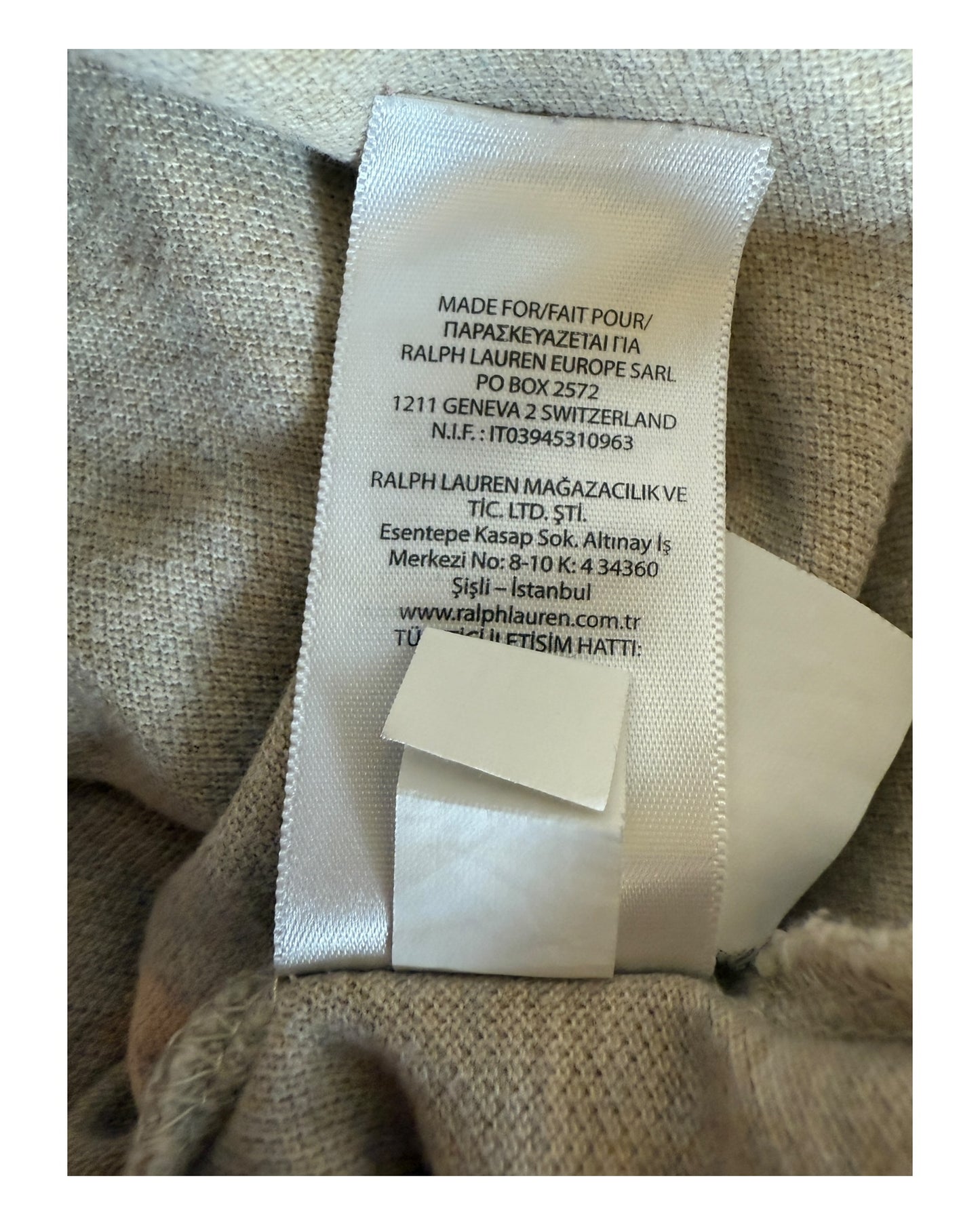 Polo Ralph Lauren Poloshirt beige Größe M