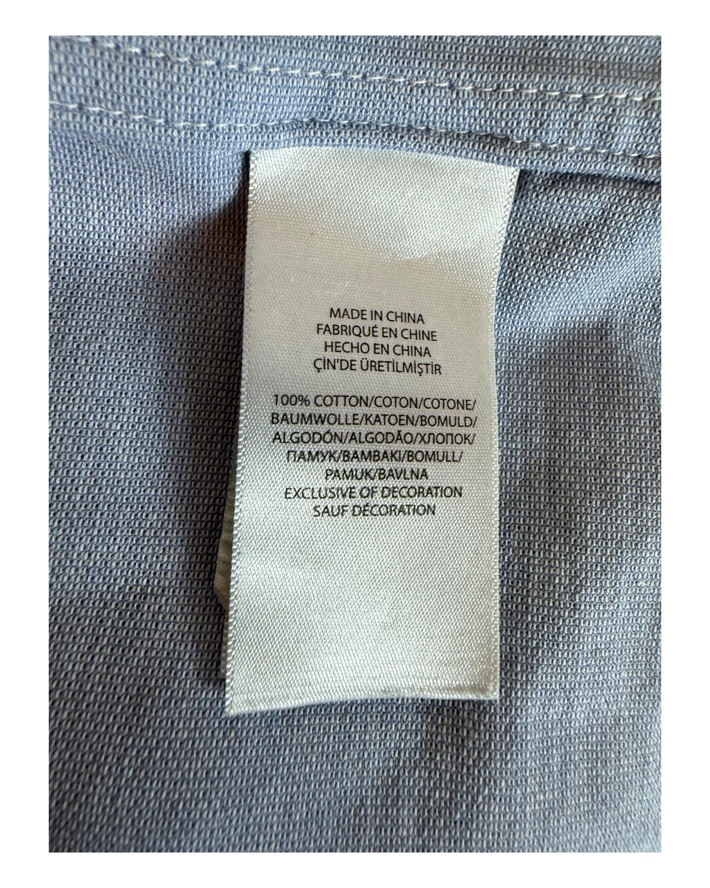 Polo Ralph Lauren Knit Oxfordhemd hellblau Größe L