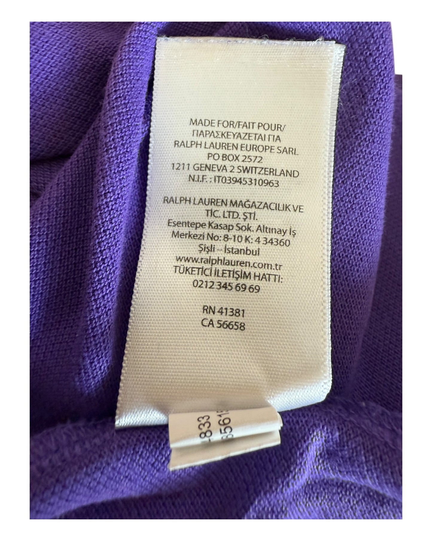 Polo Ralph Lauren Poloshirt violett Größe L