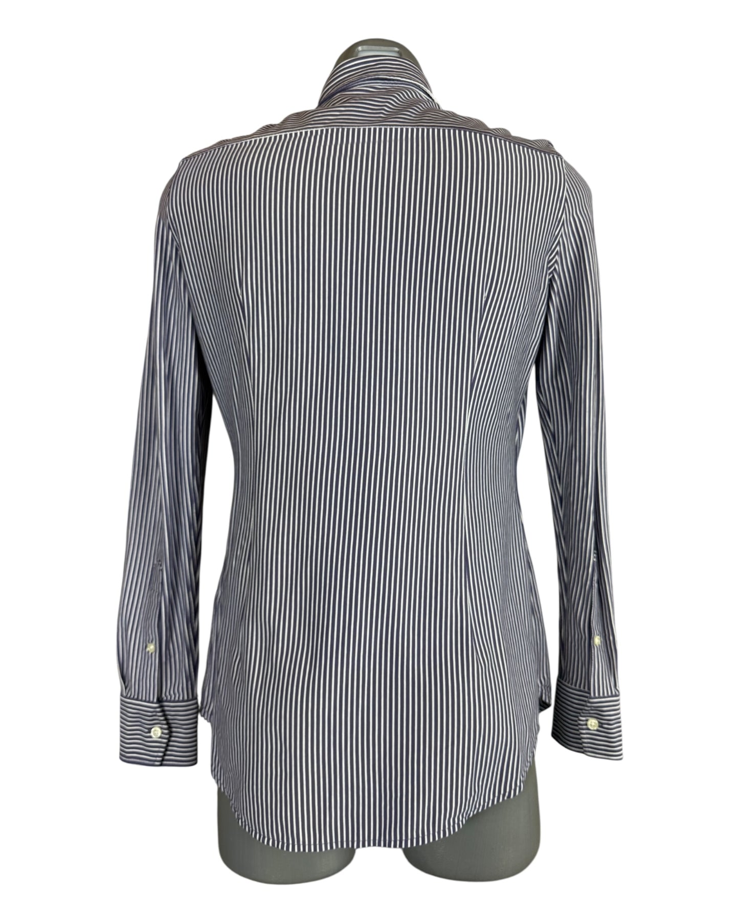Polo Ralph Lauren Bluse violett weiß gestreift Größe M
