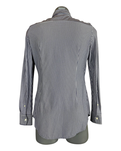 Polo Ralph Lauren Bluse violett weiß gestreift Größe M
