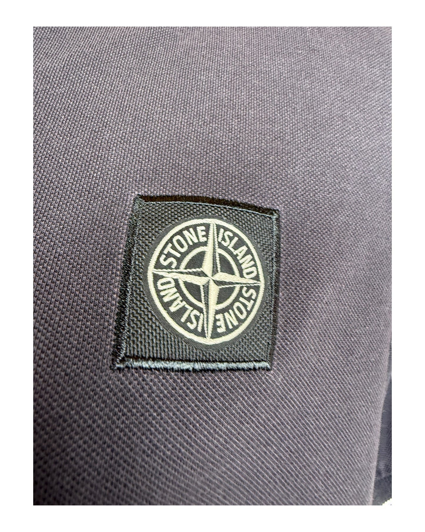 Stone Island Poloshirt schwarz Größe L