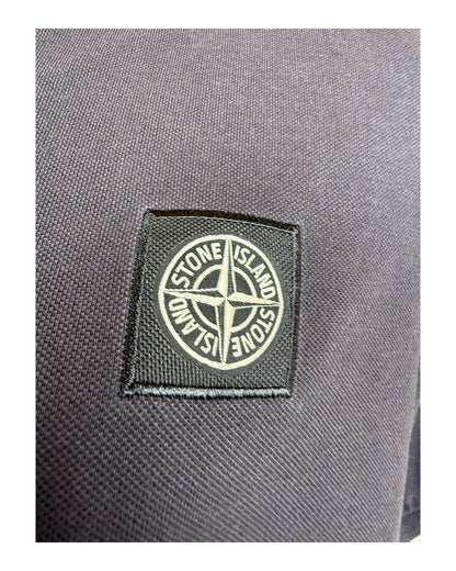 Stone Island Poloshirt schwarz Größe L
