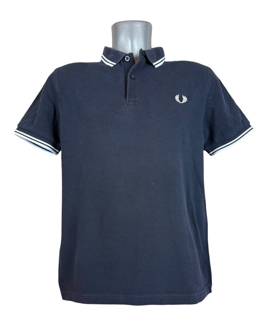 Fred Perry Poloshirt marineblau Größe M