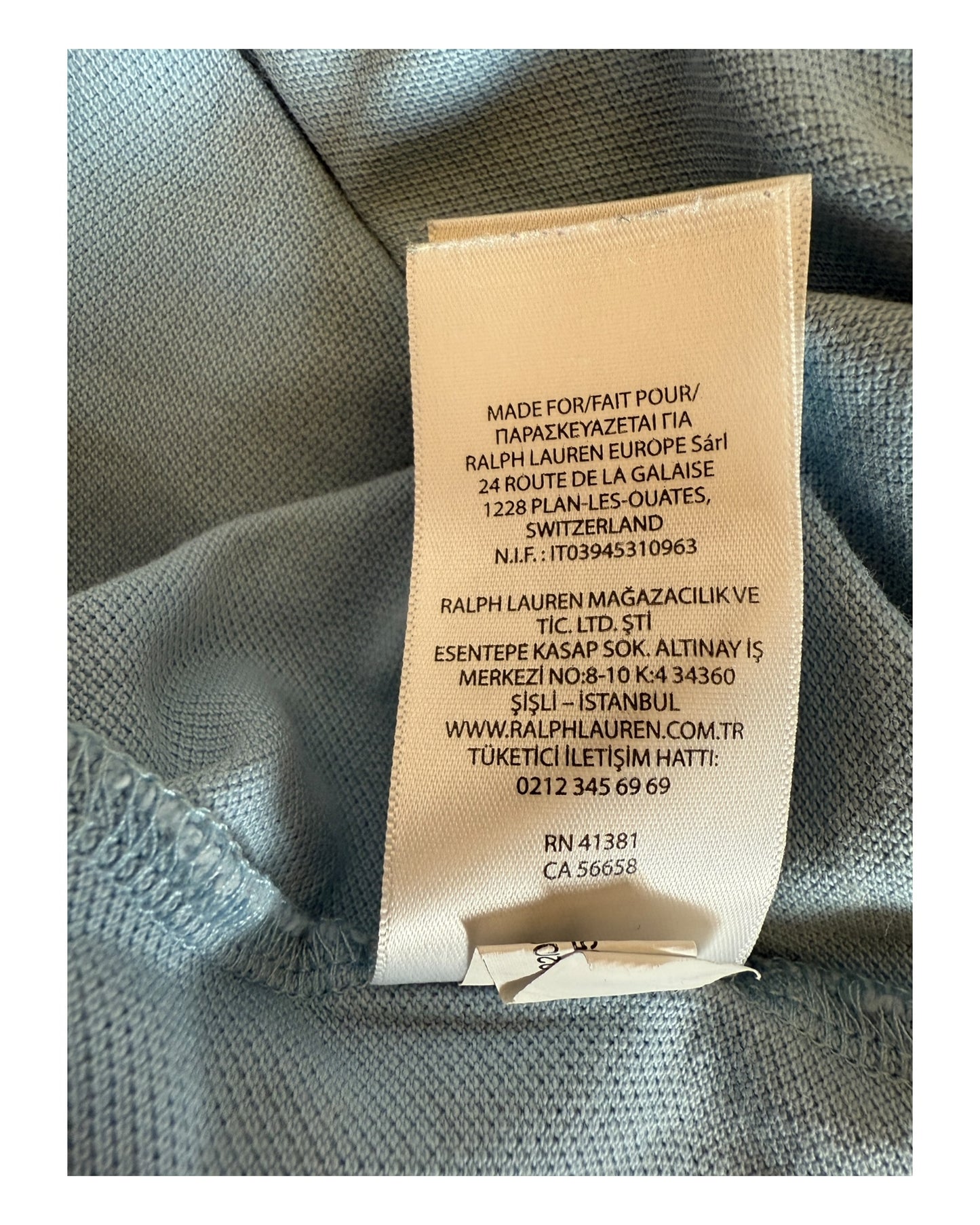 Polo Ralph Lauren Poloshirt hellblau Größe L