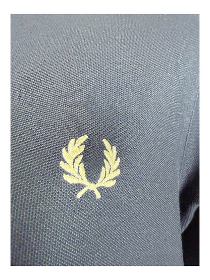 Fred Perry Poloshirt marineblau Größe L