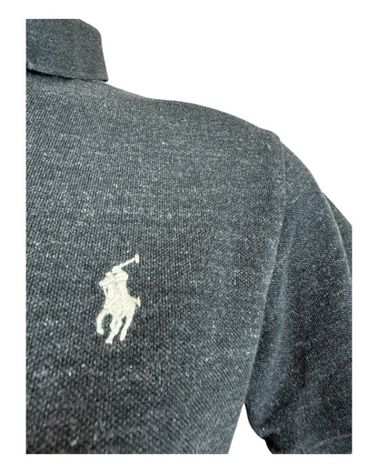 Polo Ralph Lauren Poloshirt schwarz meliert Größe M
