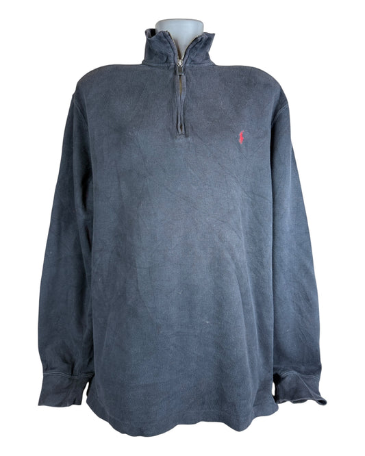 Polo Ralph Lauren Half Zip Pullover marineblau Größe L