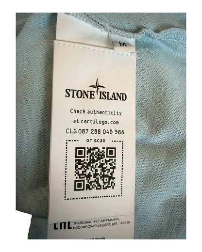 Stone Island Poloshirt türkis Größe M