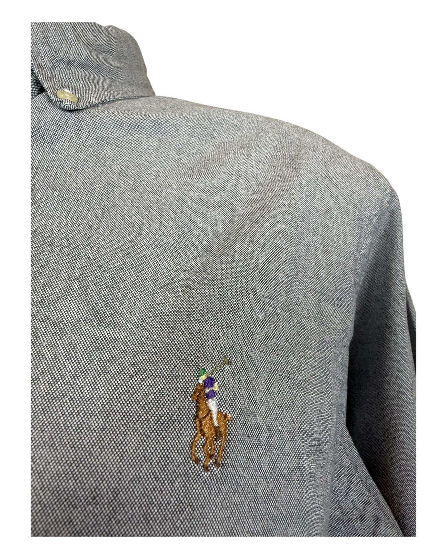 Polo Ralph Lauren Oxfordhemd grau Größe L