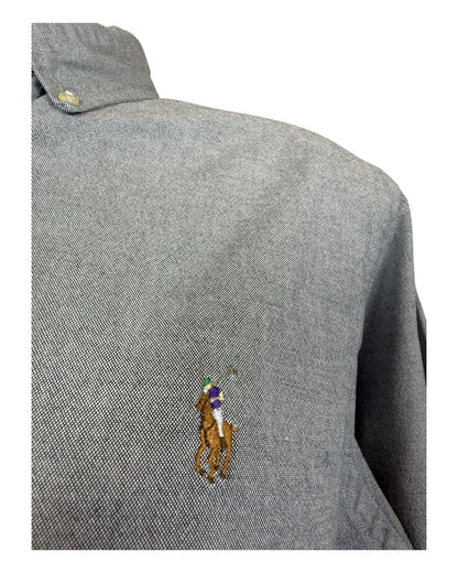 Polo Ralph Lauren Oxfordhemd grau Größe L