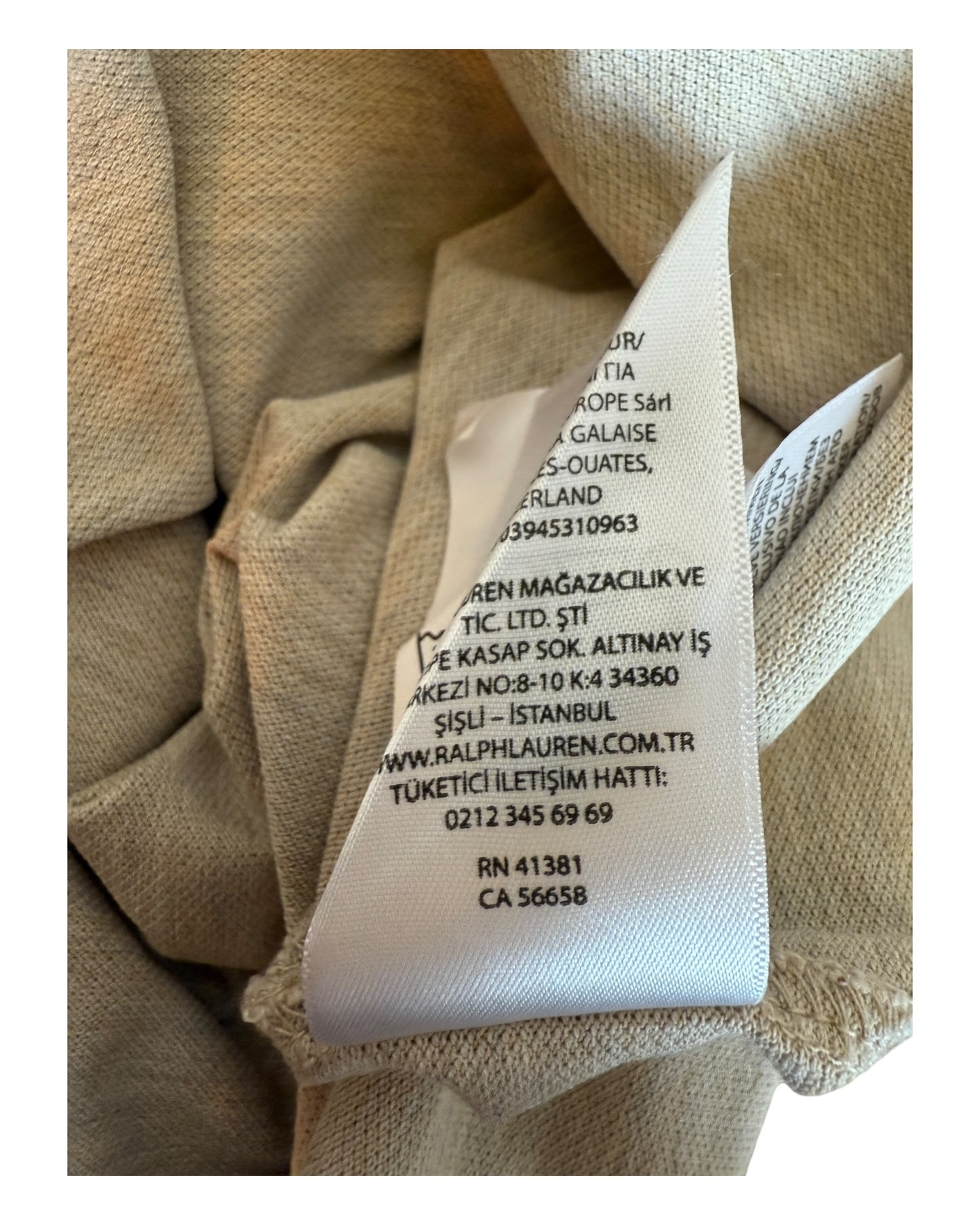 Polo Ralph Lauren Poloshirt beige Größe L