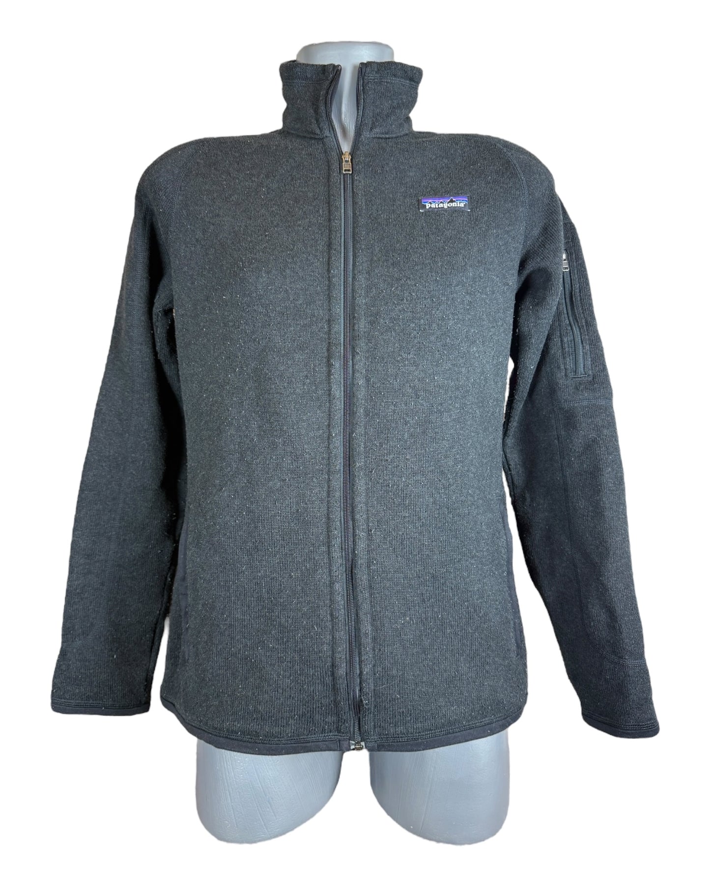 Patagonia Fleece Jacke schwarz Größe M