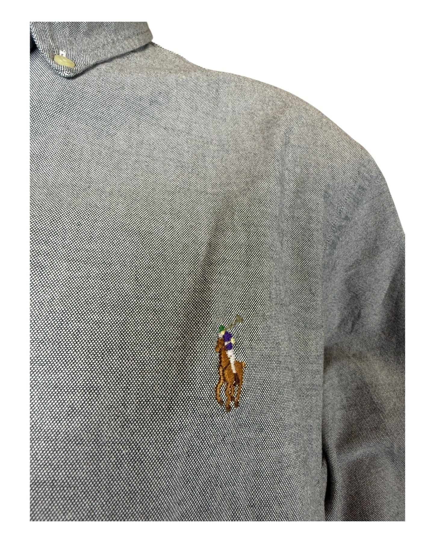 Polo Ralph Lauren Oxfordhemd grau Größe L