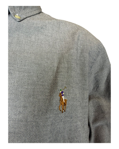 Polo Ralph Lauren Oxfordhemd grau Größe L