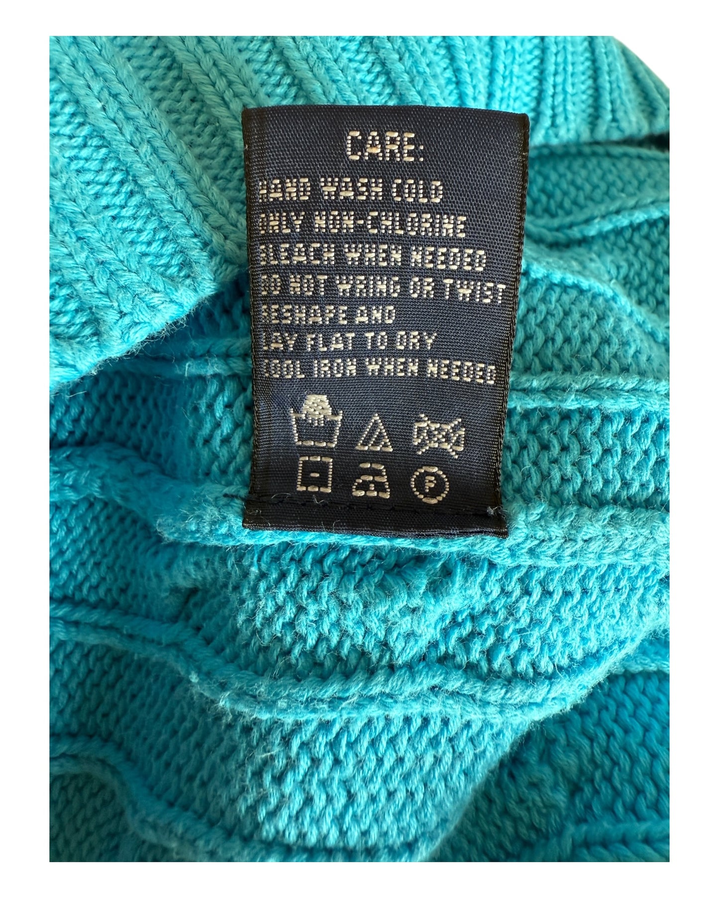 Polo Ralph Lauren Zopfmuster Pullover trükis Größe M