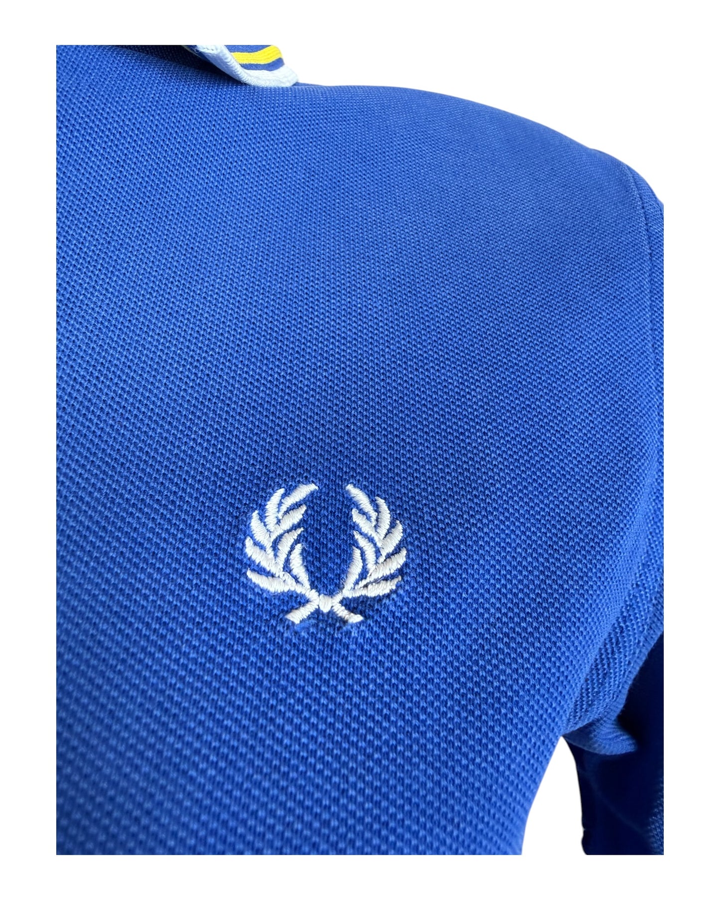 Fred Perry Poloshirt blau Größe M