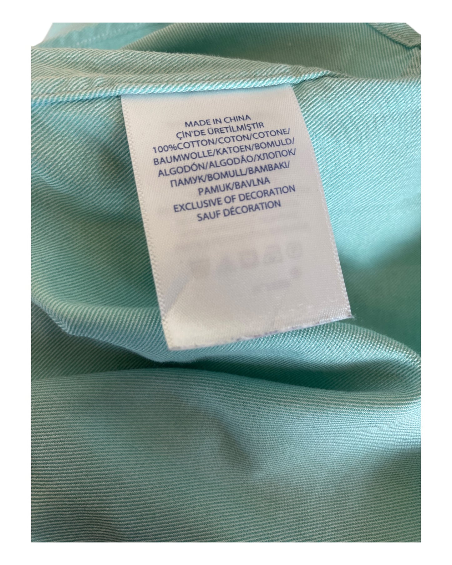 Polo Ralph Lauren Hemd türkis Größe L