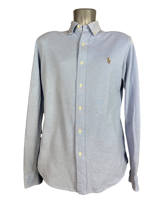 Polo Ralph Lauren Knit Oxfordhemd hellblau Größe M
