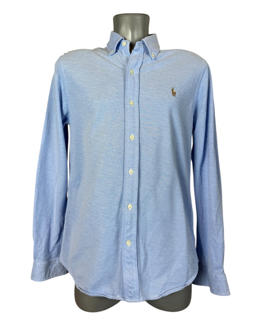 Polo Ralph Lauren Knit Oxfordhemd hellblau Größe M