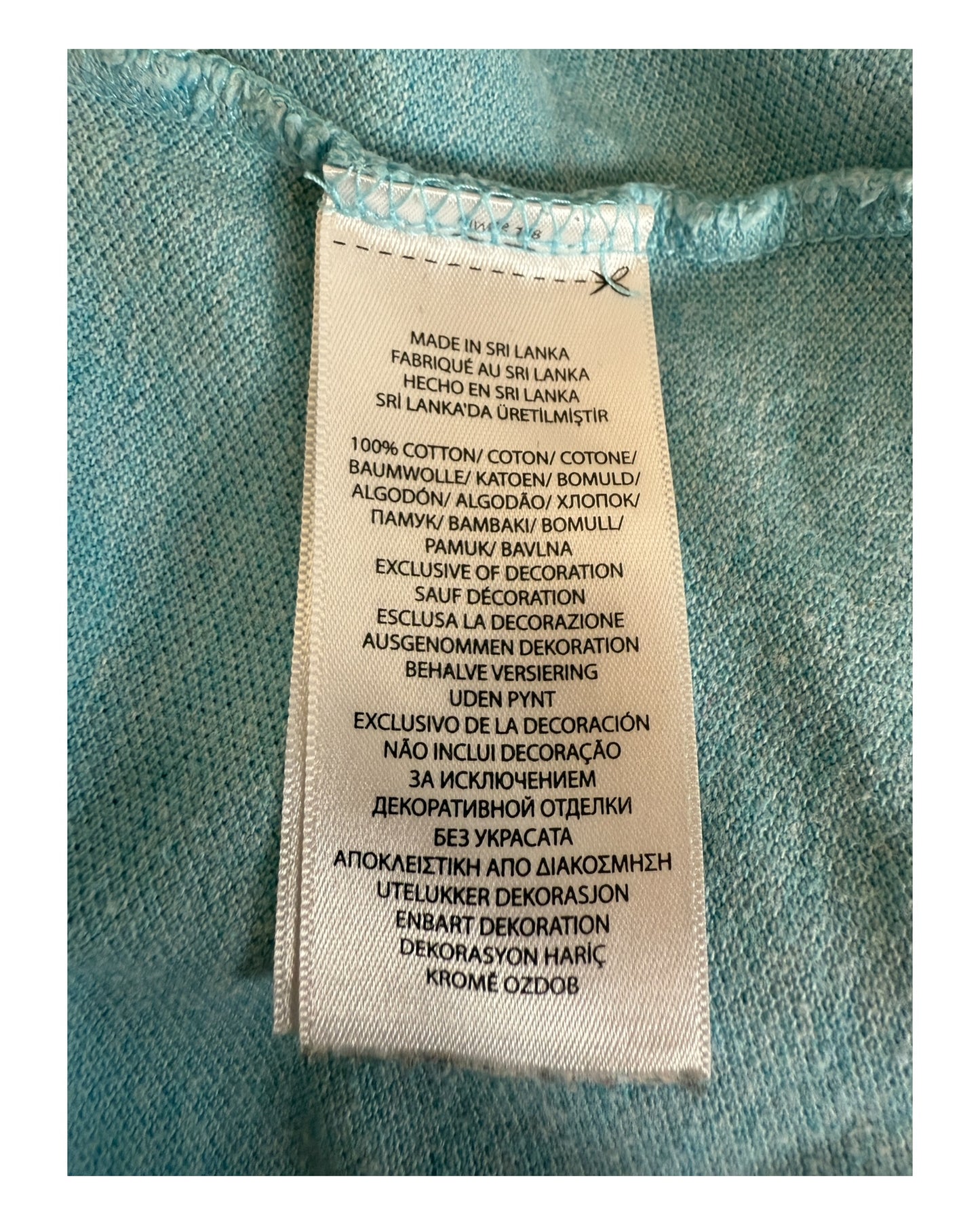 Polo Ralph Laureb Poloshirt türkis Größe M