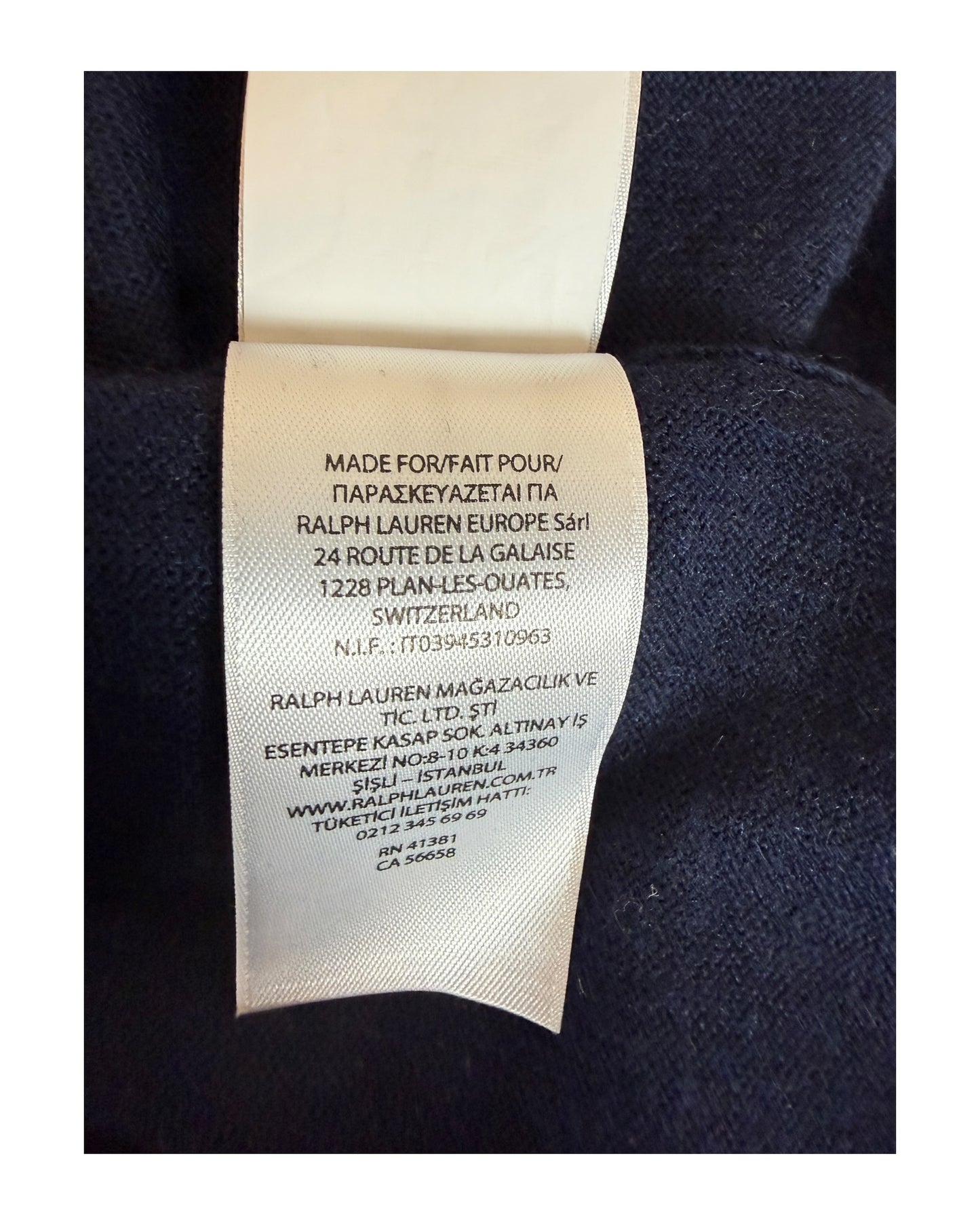 Polo Ralph Lauren Pullover marineblau Größe M