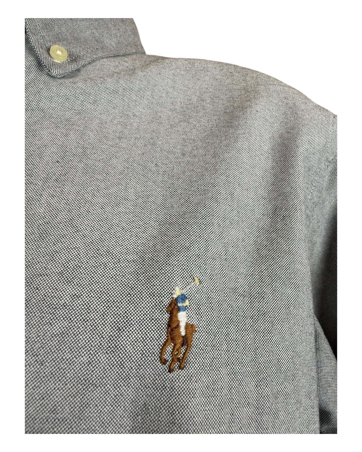 Polo Ralph Lauren Oxfordhemd grau Größe L