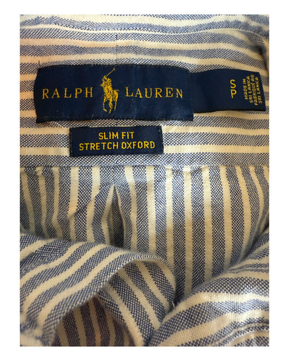 Polo Ralph Lauren Oxfordhemd blau weiß gestreift Größe S