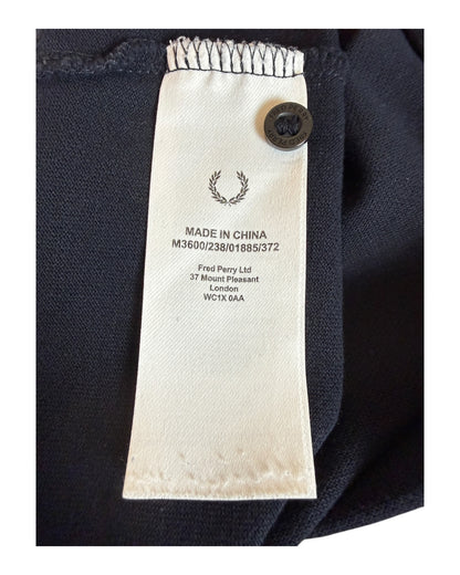 Fred Perry Poloshirt marineblau Größe M