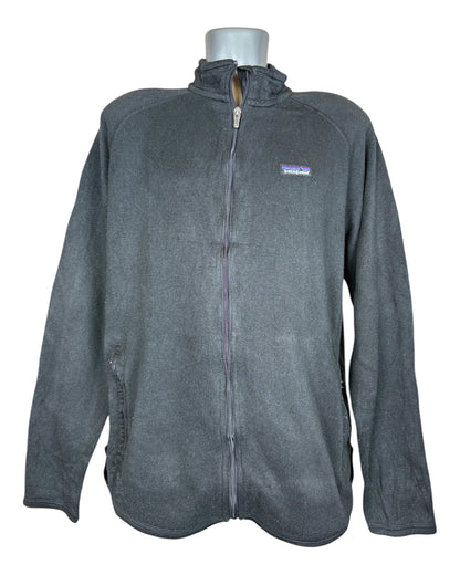 Patagonia Fleece Jacke Pullover schwarz Größe XL