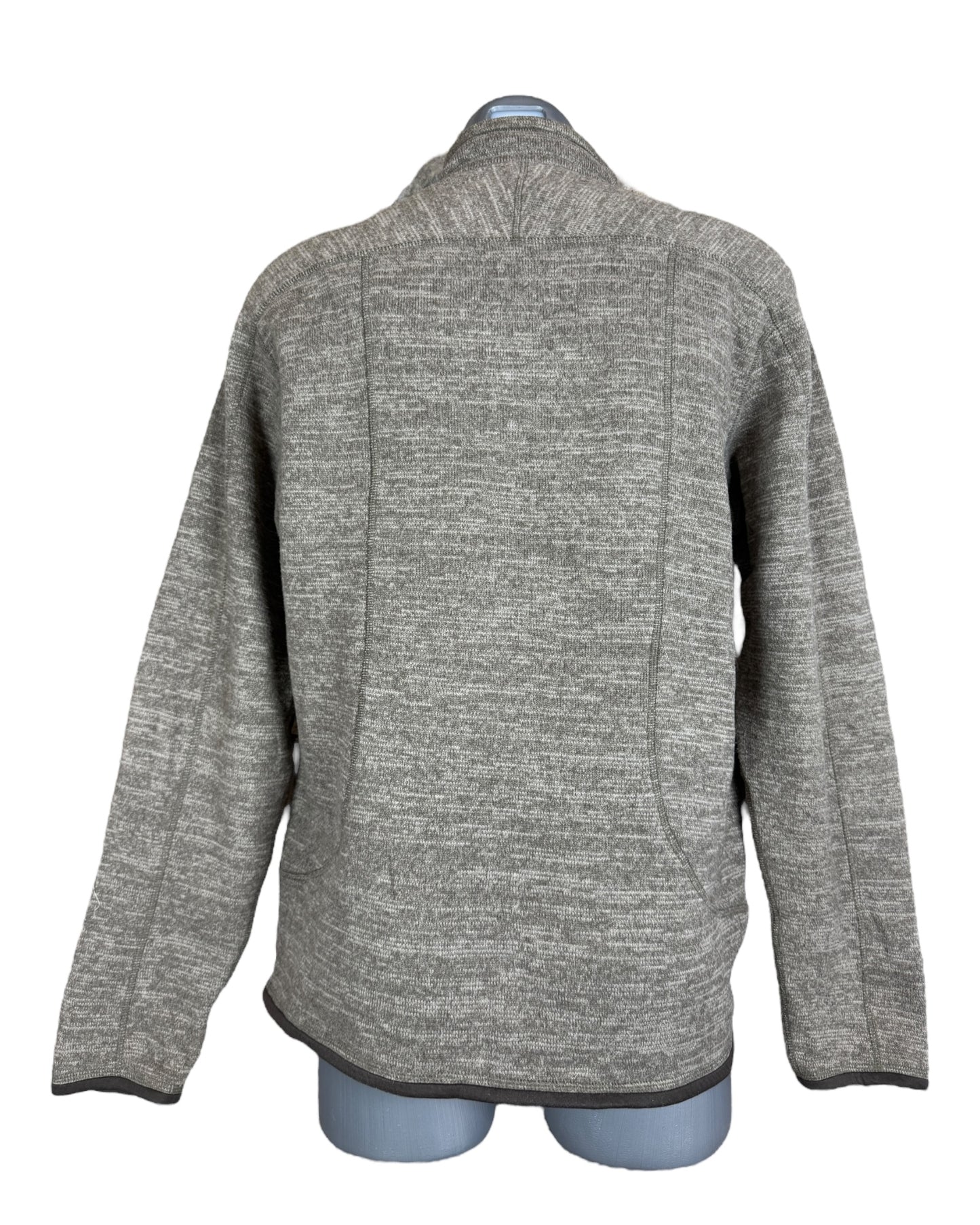 Patagonia Fleece Jacke braun meliert Größe M