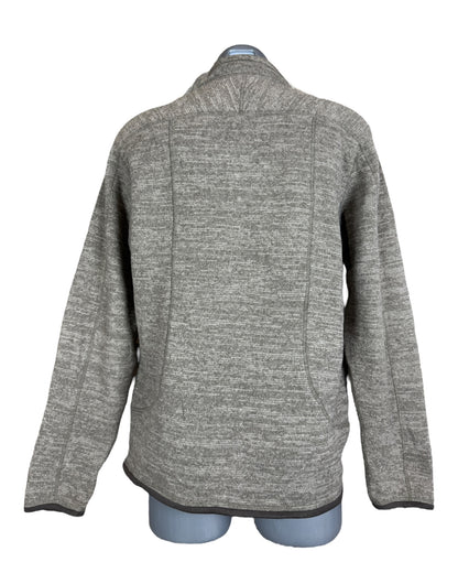 Patagonia Fleece Jacke braun meliert Größe M