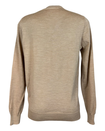 Suit Supply Pullover Merinowolle beige Größe M
