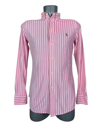 Polo Ralph Lauren Bluse rosa weiß gestreift Größe M
