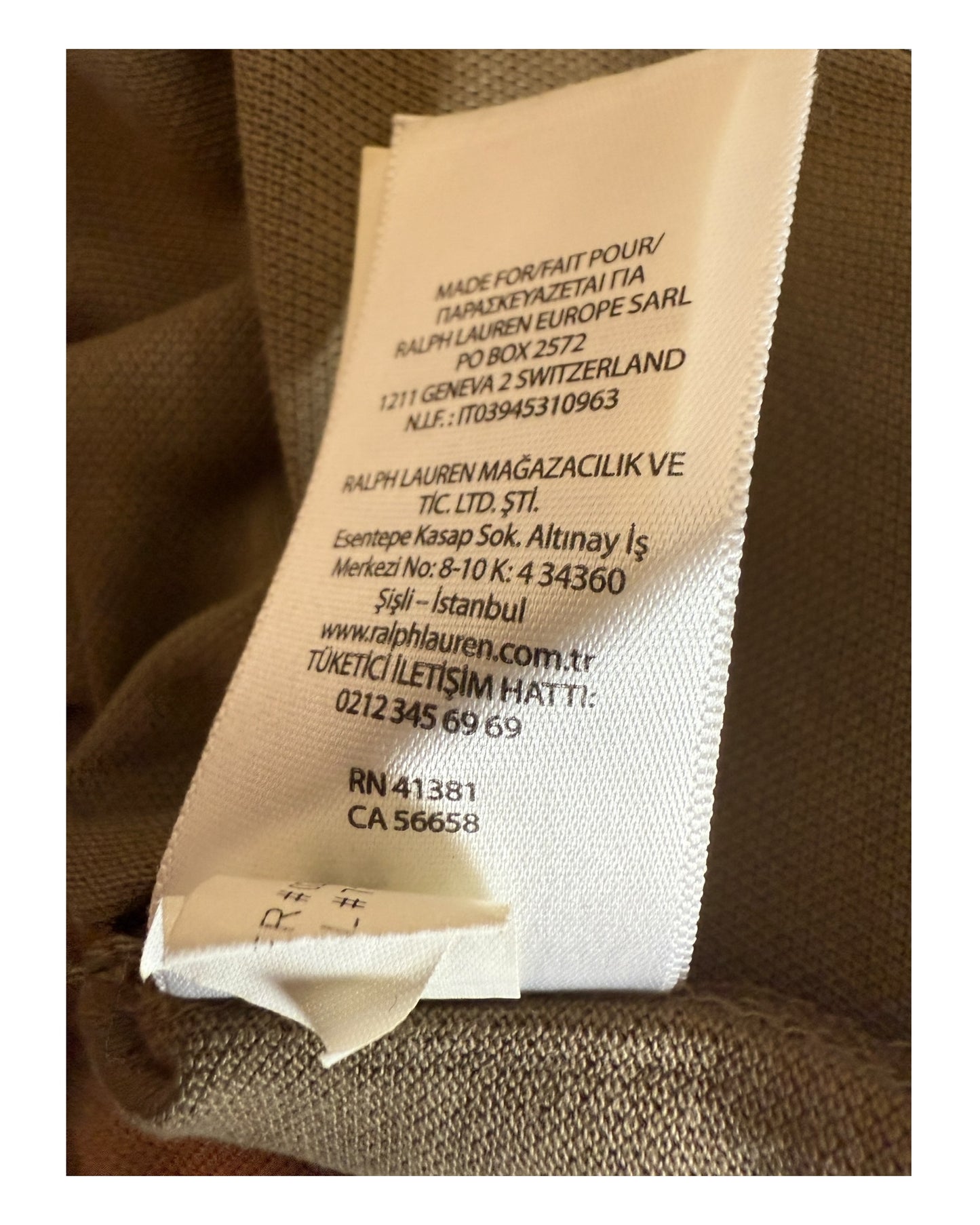Polo Ralph Lauren Poloshirt braun Größe M