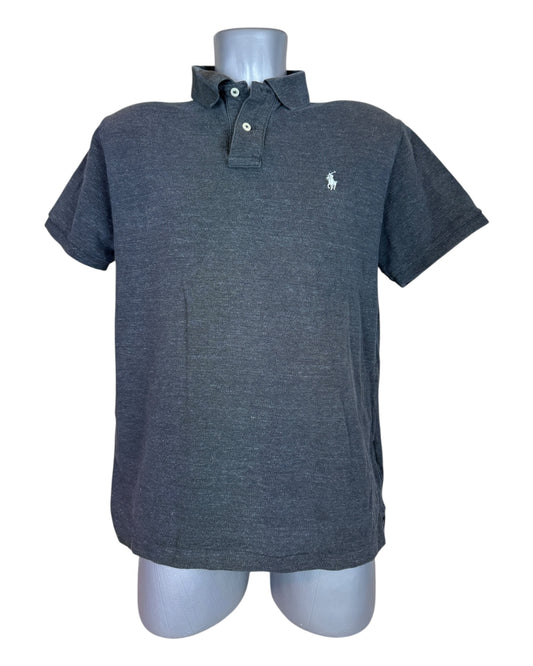 Polo Ralph Lauren Poloshirt schwarz meliert Größe L