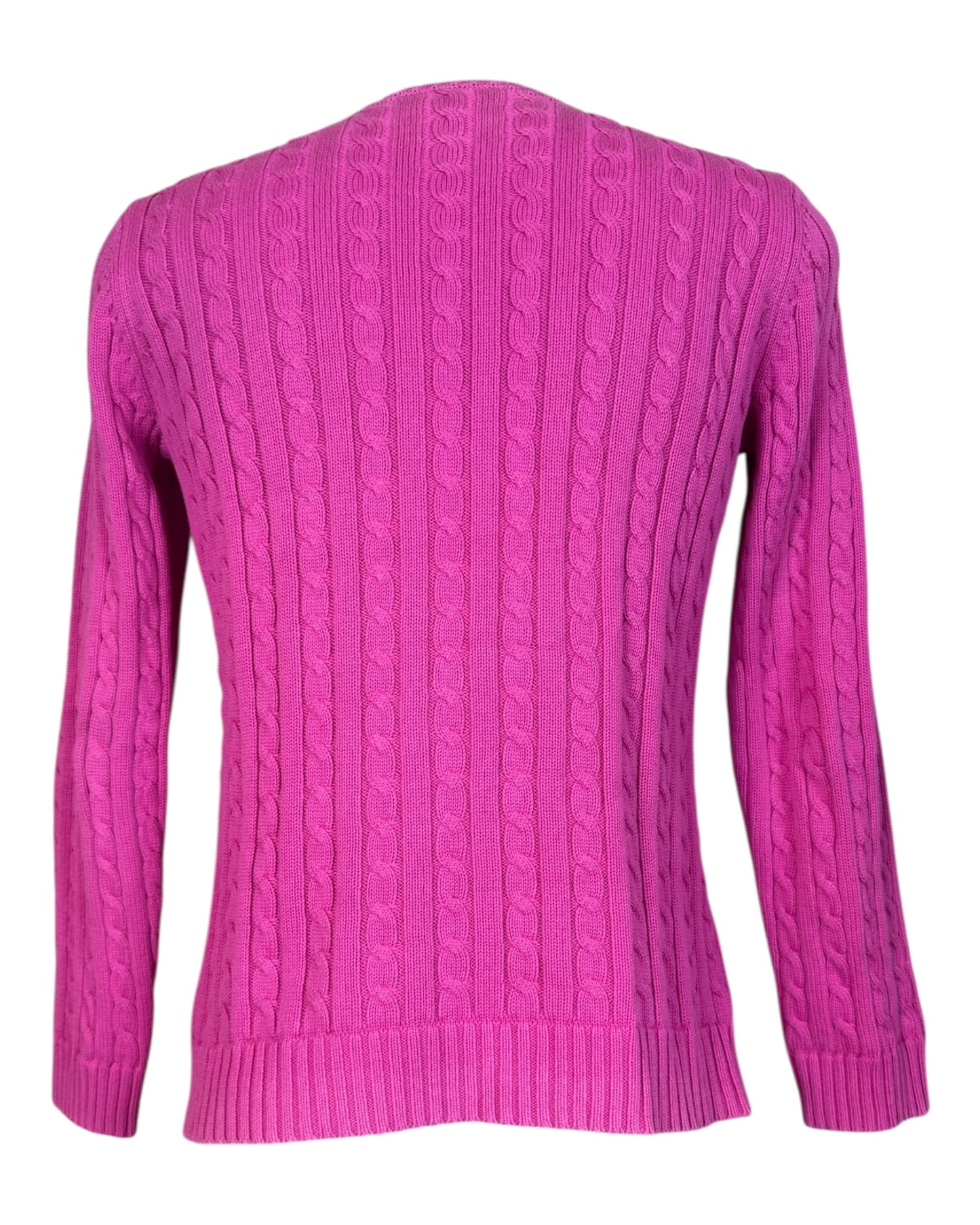 Polo Ralph Lauren Zopfmuster Pullover pink Größe S
