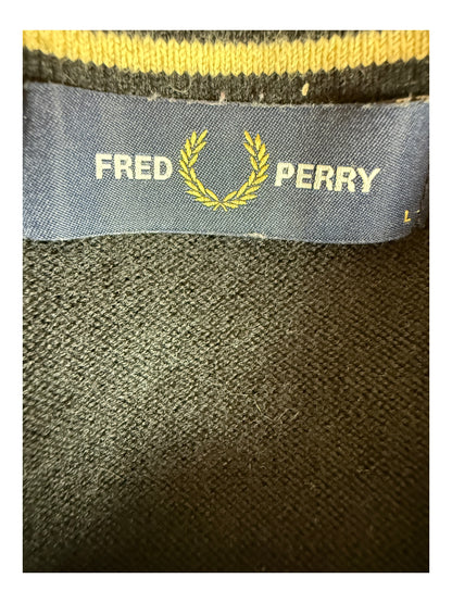 Fred Perry Pullover schwarz Größe L