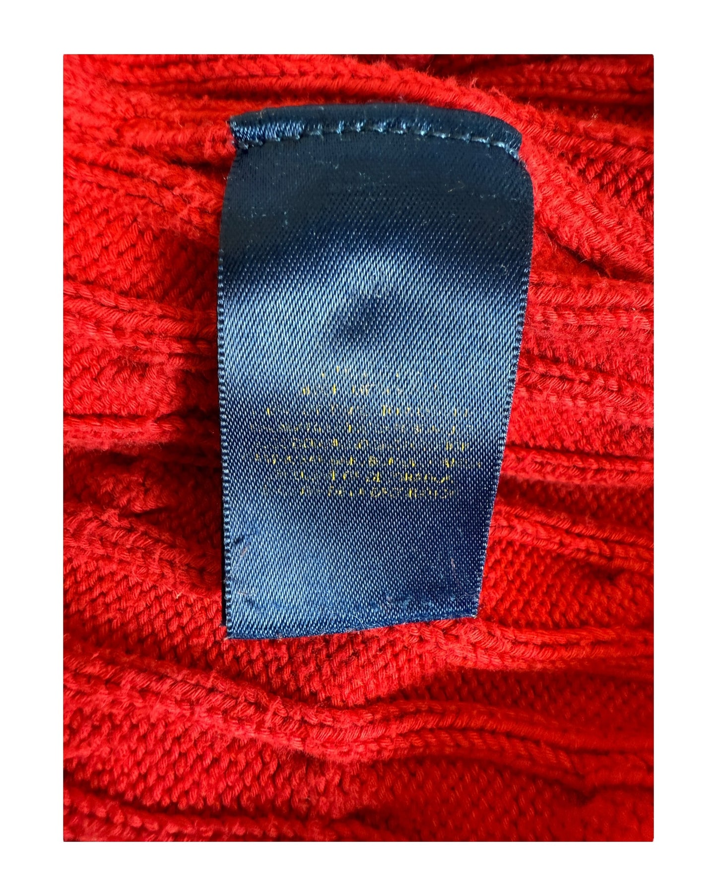 Polo Ralph Lauren Zopfmuster Cardigan rot Größe M