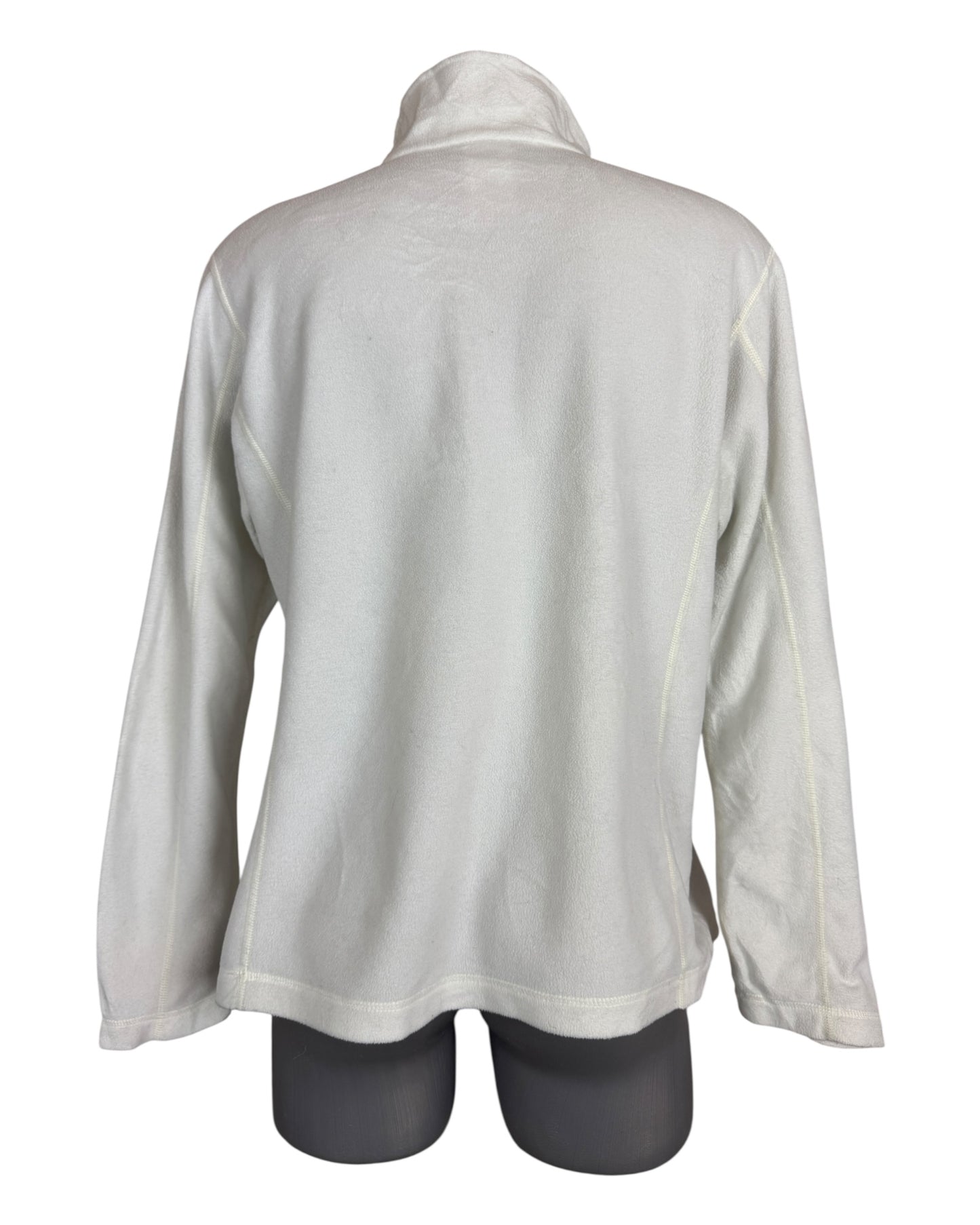 Patagonia Fleece Half Zip Pullover weiß creme Größe L