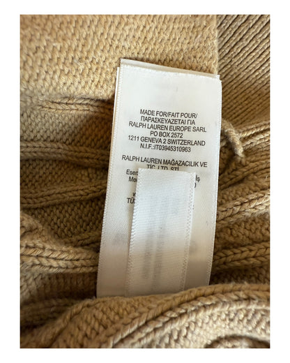 Polo Ralph Lauren Zopfmuster Cardigan beige Größe M